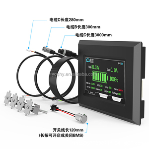 Acessório JK JIKONG Smart BMS: Monitor com Tela Sensível ao Toque LCD de 4.3 Polegadas para Baterias LiFePO4 e <span class=keywords><strong>Li</strong></span>-ion com Balanceador Ativo - Product Image 5