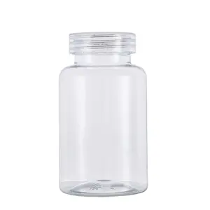 80ml prodotti medici ecologici capsule polvere pillola imballaggio contenitori per alimenti tappo a strappo bottiglia di plastica vuota per animali domestici