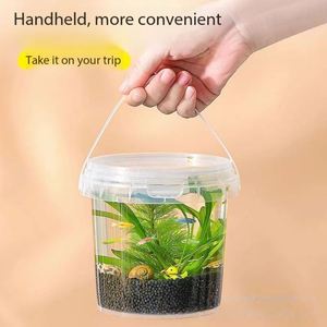 Customizable Food Grade <b>clear</b> Plastic Bucket with Multifunctional High-temperature Resistance sealed Lid for Food Micro Ecology - Product Image 5