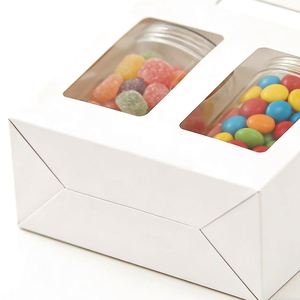 Bolsas de Papel Kraft Blancas Biodegradables y Ecológicas Personalizables con Asas Troqueladas para Dulces - Product Image 4