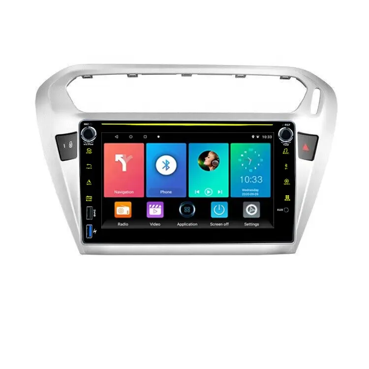 Reproductor Multimedia para coche, Radio estéreo con navegación GPS, WIFI, FM, 8 pulgadas, para Peugeot 301, Citroen, Elysee, 2013, 2014, 2015, 2016, gran oferta