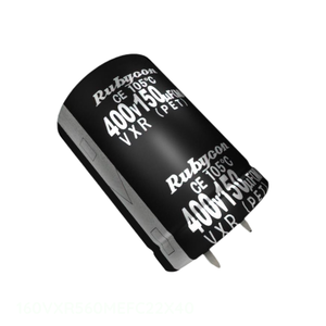 ตัวเก็บประจุแบบมีช่อง160VXR560MEFC22X40ผ่านช่องใส่สารส้ม560 uF 20% 160V Snap th 560 uF - Product Image 1