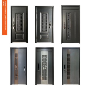 Puerta de Entrada de Diseño Posmoderno, Simple y Elegante, Manual, de Seguridad, Antirrobo, para Hogar u Oficina, de Lujo Ligero, Venta al Por Mayor de Fábrica - Product Image 4