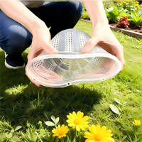 Pots de drainage pour jardin domestique avec trous, paniers transparents pour orchidées, pots de fleurs en plastique respirants, accessoires