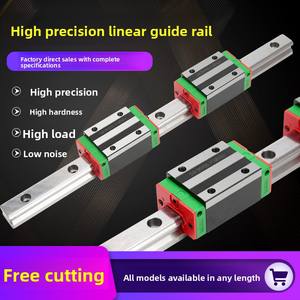 مجرى خطي فضي عالمي من هونغروي طراز HGR15 مع محامل فولاذية لآلات الأقنعة Egh/Egw15/20/25/30Ca/Sa منخفض التجميع - Product Image 2