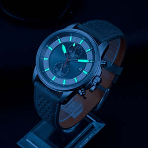 Montre à quartz pour homme YM91, fabrication personnalisée, boîtier en acier inoxydable, cristal saphir, analogique, Miyota, étanche 5 BAR, élégante - Product Image 6