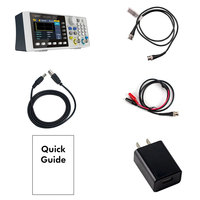Générateur de formes d'ondes OWON DGE2035 35 MHz 125 MSa/s Générateur de fonctions à 2 canaux avec écran LCD de 3,6 pouces Prise en charge de la télécommande par PC