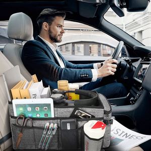 BSCI Factory BSCI OEM Factory <b>Car</b> Seat <b>Organizer</b> for Back Seat Front Seat <b>Car</b> Storage Bag - Product Image 4