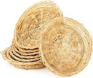 MOSSIC Portaplatos de Mimbre de Bambú de 24 cm, Apto para Microondas, Tradicional, para Fiestas y Cenas, Hecho en China - Product Image 4