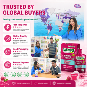 Barra <span class=keywords><strong>de</strong></span> Gelatina <span class=keywords><strong>de</strong></span> Colágeno con Jugo <span class=keywords><strong>de</strong></span> Frutas y Sabor a Frambuesa e Hibisco, Pudín Suave, Golosina, Precio al por Mayor - Product Image 6