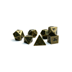 7Pcs Nhỏ <span class=keywords><strong>Mini</strong></span> Kim Loại Dice 10Mm Trò Chơi RPG Dnd Dice Đa Diện Kim Loại Dnd Nhỏ D20 Thu Nhỏ Kim Loại Dice Set - Product Image 4