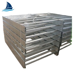 電気ケーブルトレイ中国工場一般的に使用される工業用トレイケーブルホットディップ亜鉛メッキはしごCE付き - Product Image 3