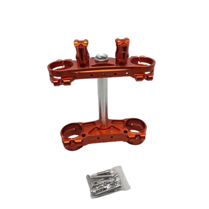 Morsetti Tripli in Lega di Alluminio Colorati per Moto <span class=keywords><strong>KTM</strong></span> Exc <span class=keywords><strong>250</strong></span> <span class=keywords><strong>SXF</strong></span> 450 2016-2022 - Product Image 1