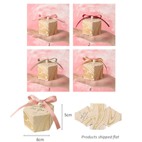 Hexagon Hochzeit Süßigkeiten Gunst Geschenk Praline Candy Geschenkt üte Hochzeit Gunst Box Papier Perle Hochzeit Rückkehr Geschenk Favor Box