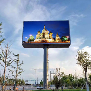 Layar LED Tiang Luar Ruangan HD P5 P6 P8 P10 Layar Elektronik Jumbo Penuh Warna untuk Periklanan - Product Image 5