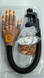 Venta caliente Práctica de manicura Articulaciones de <span class=keywords><strong>mano</strong></span> flexibles y flexibles con tres paquetes de piezas de <span class=keywords><strong>uñas</strong></span> reemplazables Modelo Robot - Product Image 4