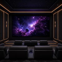 Écran Micro LED 8K P0.9 Flip Chip sans soudure ultra-fin pour cinéma maison, panneau mural HDR, gamme de couleurs 98% DCI-P3