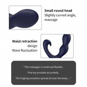 Spot Fun Varias formas Silicona Hombre <span class=keywords><strong>Casero</strong></span> Vibrador Prostata Masajeador Juguete sexual Anal para hombres - Product Image 4