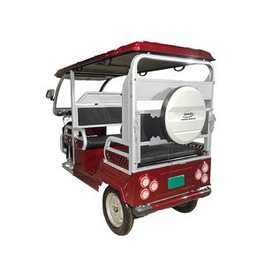 2024 venta al por mayor Taxi eléctrico Rickshaw bicicleta de tres ruedas con pilas para pasajeros bicicleta <span class=keywords><strong>solar</strong></span> de buena calidad - Product Image 2