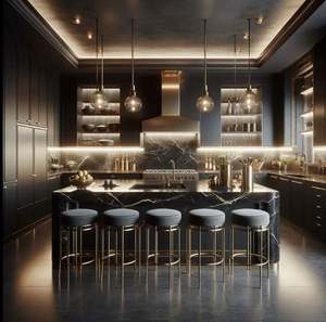 Custom Luxury High Glossy Wood <b>Kitchen</b> Cabinet Supplier for Modern <b>Kitchen</b> Cabinet Sink <b>Island</b> Cabinets <b>Kitchen</b> Furniture Design - Product Image 3