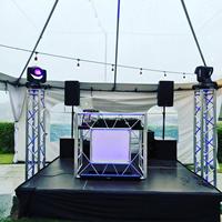 Système de structure de scène portable en aluminium F34 pour DJ, idéal pour événements, expositions et salons professionnels