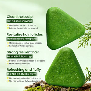 Champú Sólido Artesanal OEM con Extractos Naturales de Plantas, Control de Grasa, Hidratante, Limpia el Cuero Cabelludo, Cabello Voluminoso, Venta al Por Mayor - Product Image 3