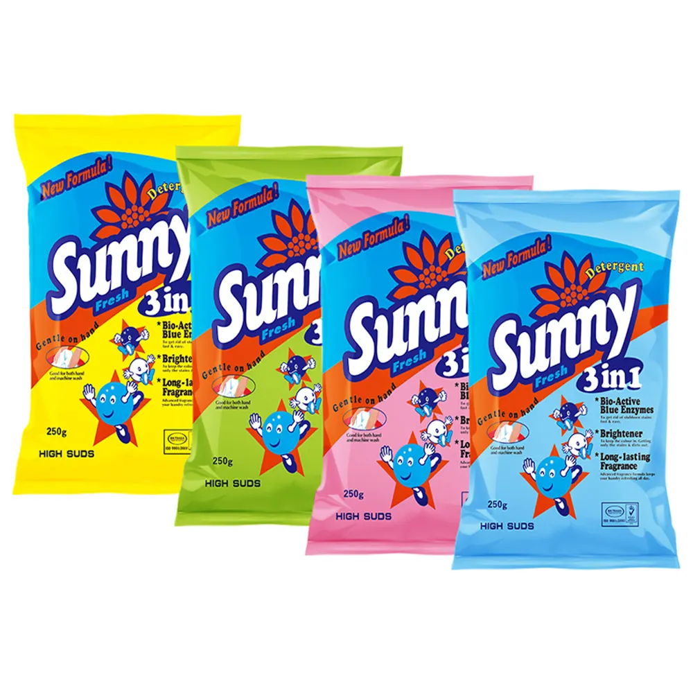 Sunny 500g 1kg 5kg detergente in polvere detergente em polvo detersivo fornitore