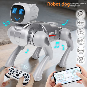 Jouets robotiques pour chiens intelligents IA, jeu 3D VR, télécommande 4 canaux, modèle mécanique, animaux RC avec musique et lumière - Product Image 4