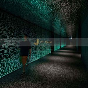 LL276 Custom 304 Color Stainless Steel Water Ripple Sheet Interior Decoration Mirror Hammered Stainless Steel Decorative Sheet - Product Image 3