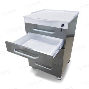 Yimmi Armoires de laboratoire durables Massage en acier inoxydable SPA Meubles mobiles Armoire de rangement de clinique médicale à 5 tiroirs - Product Image 5