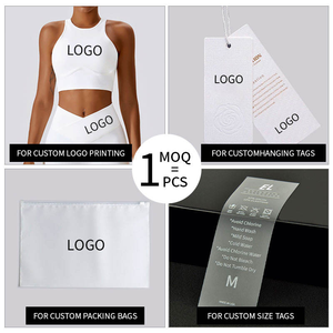 Completo Yoga Donna <span class=keywords><strong>2</strong></span> Pezzi Hot Sale: Top Sportivo Traspirante e Pantaloni a Vita Alta a Gamba Larga, Ideali per Corsa e Palestra - Product Image 4