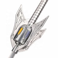 Réplique d'arme de Weiss Schnee de RWBY, Myrtenaster, rapier, entièrement en métal, épée d'anime fantastique