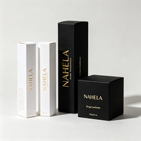 Boîte de parfum d'ambiance de luxe avec estampage à chaud, production en 72h, emballage cadeau en carton anti-écrasement, logo personnalisé