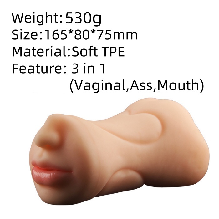 mouth pussy sex toy Amazon.com: 3 in 1 Pocket Pussy Male Masturbators with Lifelike Face, Sex  Doll with Realistic Textured Mouth Vagina and Tight Anus, Masturbator Deep  Throat Oral Adult Sex Toys : Health & Household main image 0