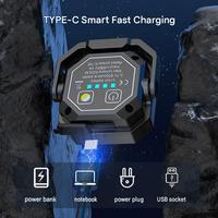 Lampu Kerja Mini COB Tahan Air Daya Tinggi USB Isi Ulang untuk Luar Ruangan, 2-10 Jam, Magnetik, Basis Dapat Disesuaikan 180° untuk Hiking dan Memancing