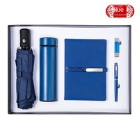 Nouvelles Idées de Produits 2026 : Coffret Cadeau d'Entreprise – Parapluie Semi-automatique, Carnet, Thermos, Stylo, Clé USB 16 Go – Kit de Cadeaux Promotionnels pour Entreprises