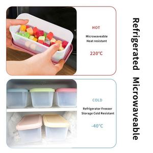 Recipiente Apilable para Almacenamiento de Cereales, de Silicona de Grado Alimenticio, Libre de BPA, Ecológico, con Tapa Hermética, Apto para Microondas, Portátil, Multifuncional, de 1-3L - Product Image 5