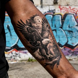 Tatuaje Temporal Ecológico para Piel, Transferible al Agua, para Pecho, Medio Brazo, para Hombres - Product Image 5