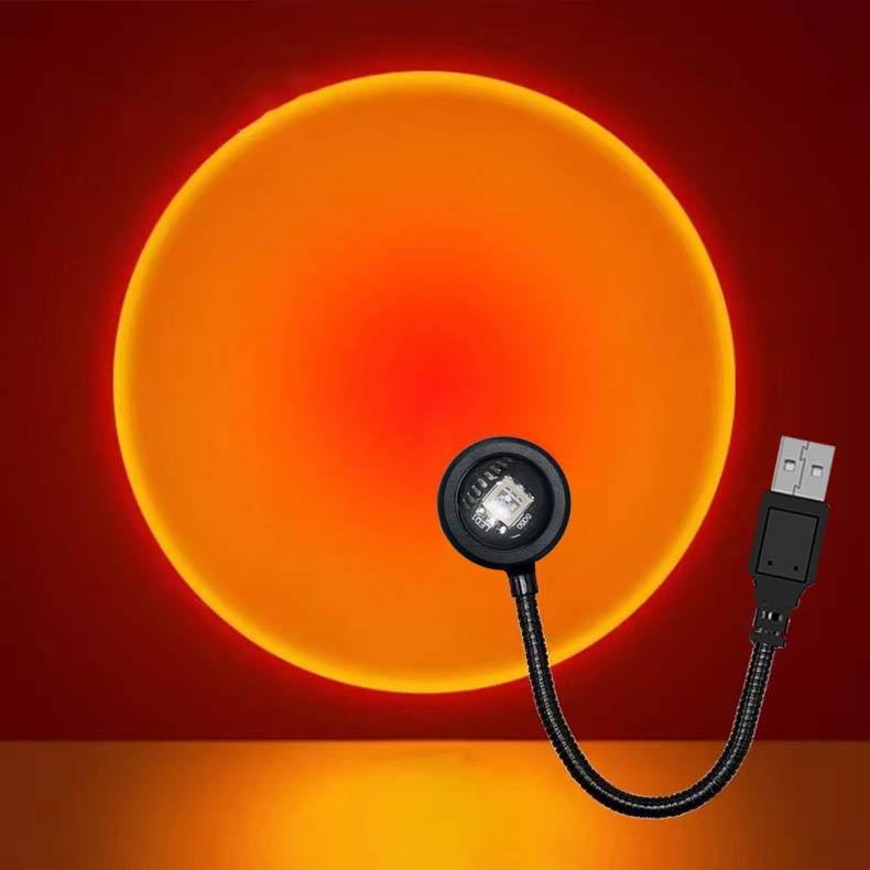 Coucher de soleil rouge