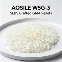 Boulchége de progrès technique : Compatibilisant AOSILE W5G-3 SEBS-g-GMA pour alliages PET/PBT/PC, polymère époxy-réactif fonctionnelisé