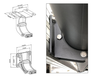 Khung Hợp Kim Nhôm Mái Hiên Có Thể Thu Vào Mái Hiên Pergola Lợp Mái Hệ Thống Mái Hiên - Product Image 4