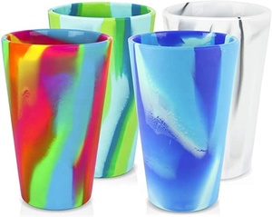 Offre Spéciale – Tasse d'apprentissage en silicone 100 % alimentaire pour bébé, couleurs unies, incassable, idéale pour les voyages - Product Image 1
