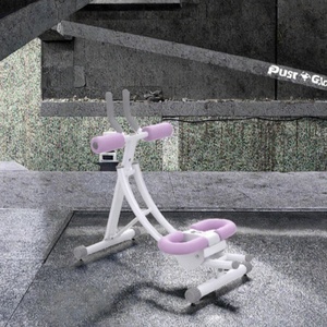 Thép nhà phòng tập thể dục thiết bị có thể gập lại AB cruncher bụng CuộN máy xoay abcoaster cho bụng Workout - Product Image 3