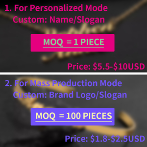 Fabricante de Joyería Fina Personalizada al por Mayor Collares y Pulseras de Acero Inoxidable con Nombre y Letra Árabe Bañados en Oro de 18K - Product Image 6