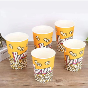 Vasos de papel desechables grandes a prueba de grasa de 32 oz, cubos de palomitas de maíz <span class=keywords><strong>Vintage</strong></span>, bañera de palomitas y contenedor, vasos de palomitas de maíz - Product Image 3