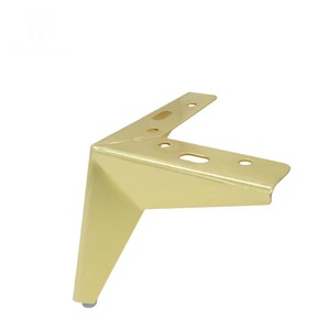 Pieds de meubles en métal Xinjunye, forme diamant, acier laminé à froid, style moderne simple, noir, or, argent, pour canapé, lit, table - Product Image 4
