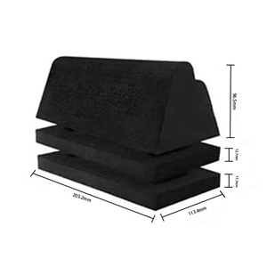 Bloque de tracción cervical de espuma viscoelástica firme para alineación espinal y de cuello, dispositivo de tracción cervical con diseño ajustable en 3 alturas - Product Image 2
