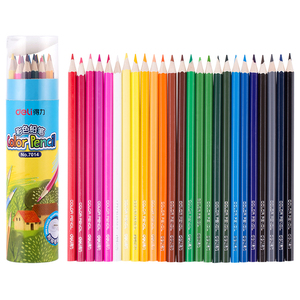 Deli 7014 <span class=keywords><strong>24pcs</strong></span>/barrel <span class=keywords><strong>Set</strong></span> Pensil Warna untuk Siswa Pensil Lukis dengan Rautan 96barrel*<span class=keywords><strong>24pcs</strong></span>=2304pcs Per Karton - Product Image 6