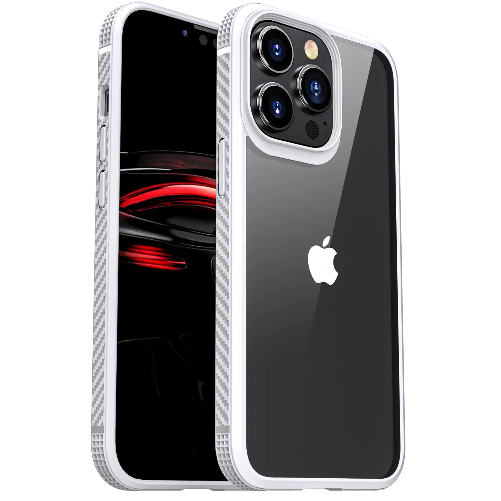 Geili Carcasa Tpu with pc Shockproof Case Transparent Cover Clear Phone Case For Iphone 12 13 14 Pro Max