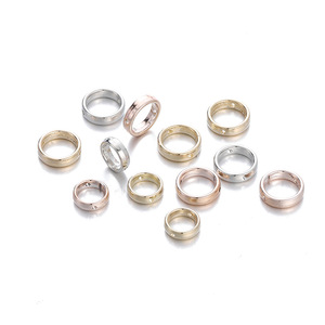 Diy Jewelry Accessories Heart Shaped Round Gold Beaded <b>Ring</b> Frame Metal For <b>Ring</b> Making - Product Image 3